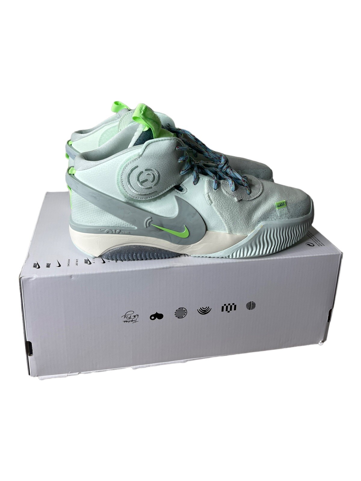 Nike Men's Air Deldon Basketball Shoes Barely Green Pale, 43 OFF