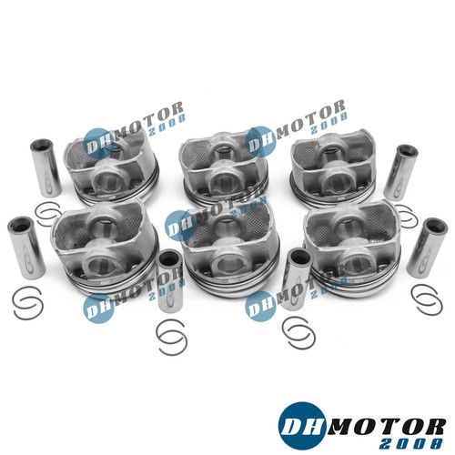 6x Pistons & Rings Set MAHLE Φ84.76mm +0.25 For AUDI S4 S5 A6 A7 A8 Q7 3.0 TFSI - Foto 5 di 8