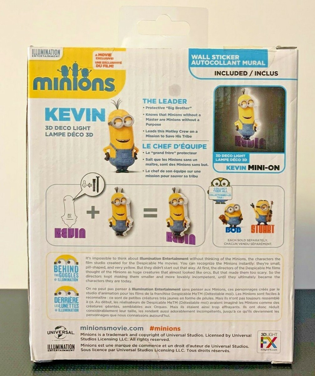 ミニオン - 【激レア】minions kevin Minion 3D Deco Light minions kevin Minion 3D Deco Light ミニオンズ ケビン