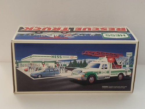 1994 Hess LKW Leiterwagen Rettung Feuerwehrauto mit Originalkarton Beschreibung lesen - Bild 18 von 19