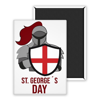 St George's Day 2 - Magnet personalisiert 54x78mm Foto Kühlschrank