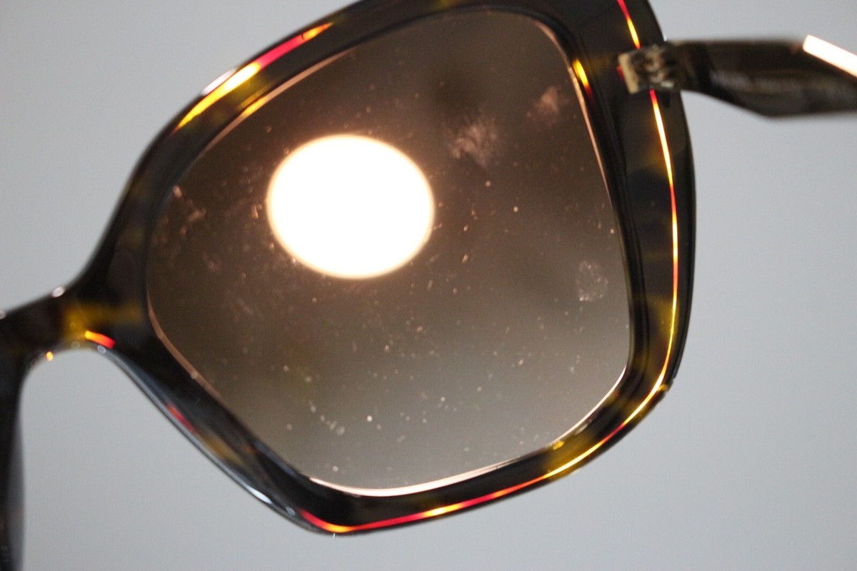 Prada PR 03YS 2AU6S1 Tortoise Plastic Butterfly Sunglasses 