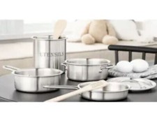 Hearth Hand with Magnolia Child's Play Stainless Steel Beech Kitchen Set