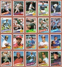 1985 TOPPS MLB Card Set Break #1-#792 — You Choose! HOF, All-Stars & Commons