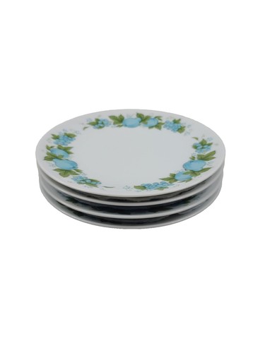Noritake Blue Orchard 6695 Cook'n Serve 4er Set Brot & Butter Untertasse - Bild 3 von 4