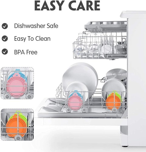 4 Pcs Pet Food Can Covers Lids Fit All Standard Size Dog & Cat Can Tops BPA Free - Picture 5 of 9