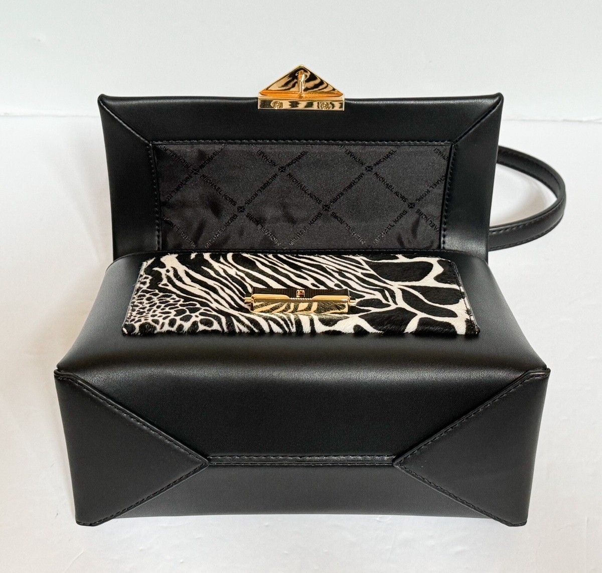 MICHEAL KORS CECE バッグ MICHAEL KORS CECE MEDIUM FLAP POCKET SHOULDER CROSSBODY BAG | eBay