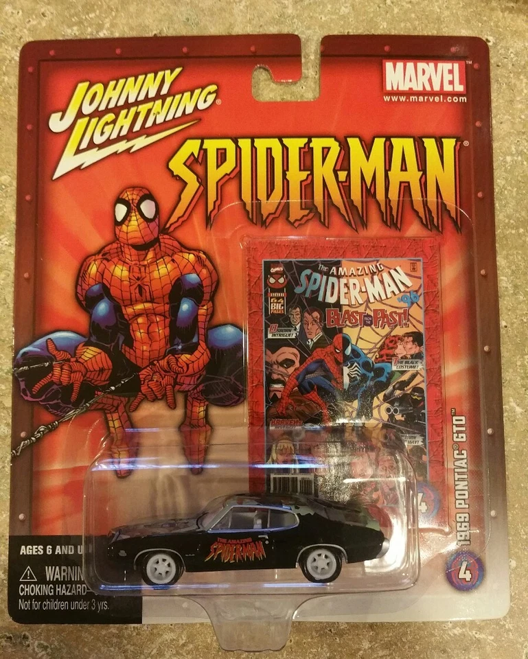 1969 PONTIAC GTO SPIDER MAN #4 БЕЛАЯ МОЛНИЯ ДЖОННИ МОЛНИЯ 🔥🚙 - Изображение 2 из 2