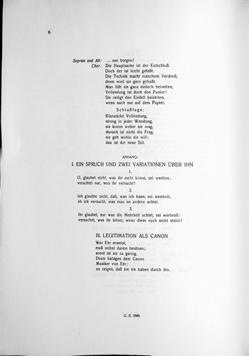 Arnold Schoenberg - Drei Satiren Op. 28 (Three Satires for Mixed Choir) Score - Picture 6 of 10