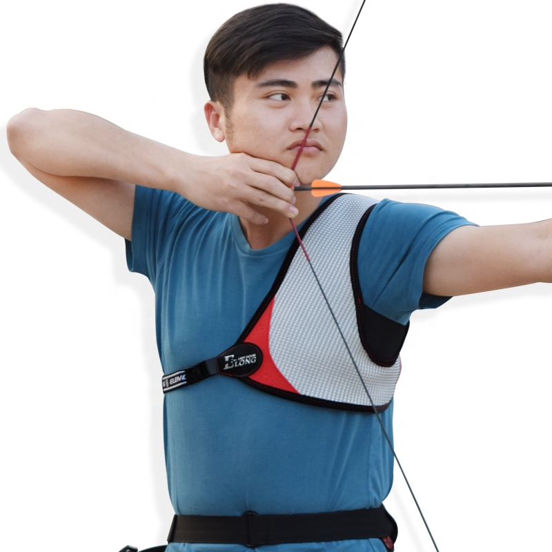 Left Side Archery Chest Protector Guard Nylon Shooting Hunting Chest Guard 1PCS eBay