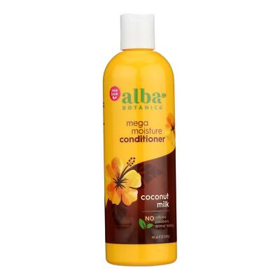 Alba Botanica Conditioner Extra Rich Coconut Milk 12 oz (Pack of 3)