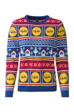 Pull De Noël Lidl Taille XL - Édition Limitée Collector - Multicolore - Idée Cadeau Marrant