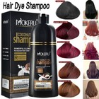 Mokeru Instant Hair Color Dye Shampoo Natural Coconut Argan Oil Dye Permanent AU