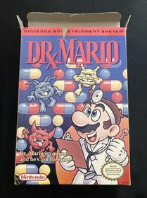 Vintage Dr. Mario NES Nintendo Authentic! Good Condition! No Manual. Tested