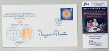 Margaret Thatcher Signed Autographed First Day Cover JSA UK Prime Minister 2