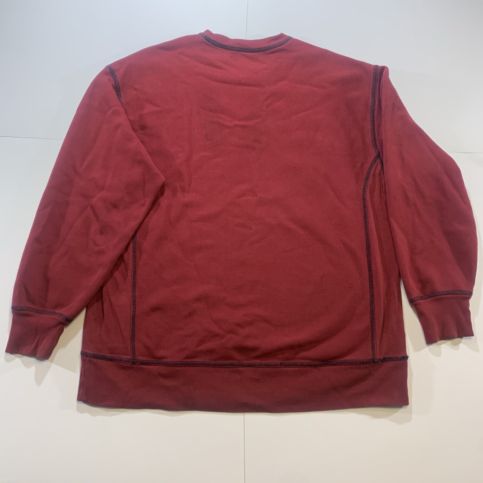 VTG Tommy Jeans Hilfiger Sweater Mens XL Red Sweatshirt Crewneck Spell Out Y2K