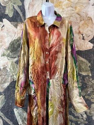 by anthropologie long-sleeve tie-front midi shirt dress Sundays Frances Tie-Waist Midi Shirt Dress