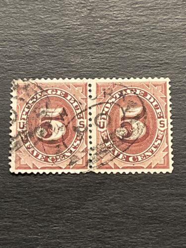 US Stamps # J18 Postage Due Pair….Used Ng - Picture 1 of 2
