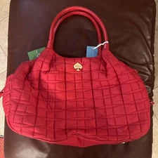 NWT Kate Spade Stevie Diaper Baby Bag Purse Handbag Shoulder Bag Quilted $425