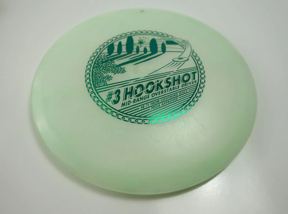 Lightning Disc Golf #3 Hookshot Midrange Disc Rare Pfn Oop - Image 2 of 3