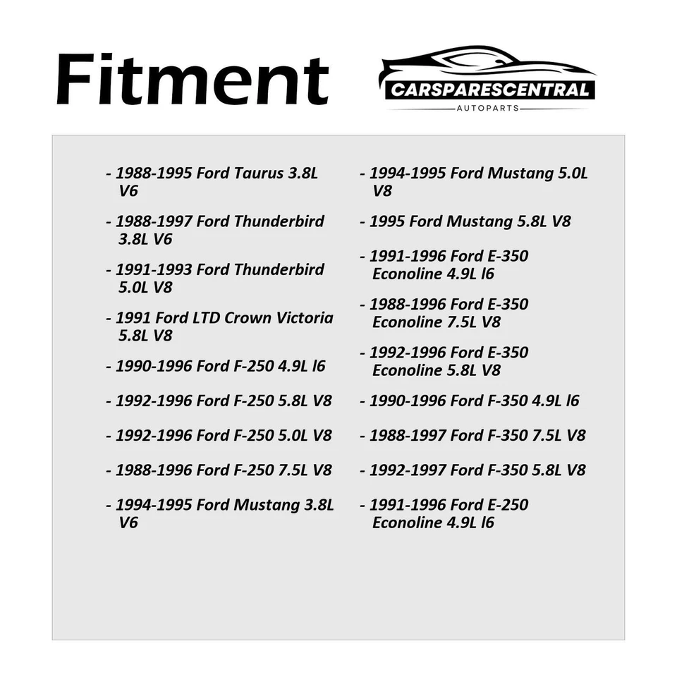 Camioneta de encendido de distribuidor para Ford E-150 Econoline Club Wagon 5,0 L 1992-1996 Foto 2 de 4