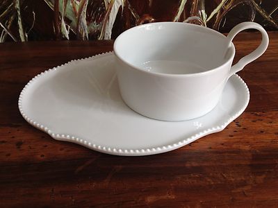 REICHENBACH Paola Navone, TASTE in weiß - Teetasse mit Untertasse NEU!!!
