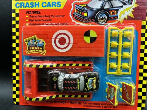 1992 Matchbox BLACK STOCK CAR CRASH CARS DUMMIES #43700 Crashing & Smashing Seal - Picture 2 of 3