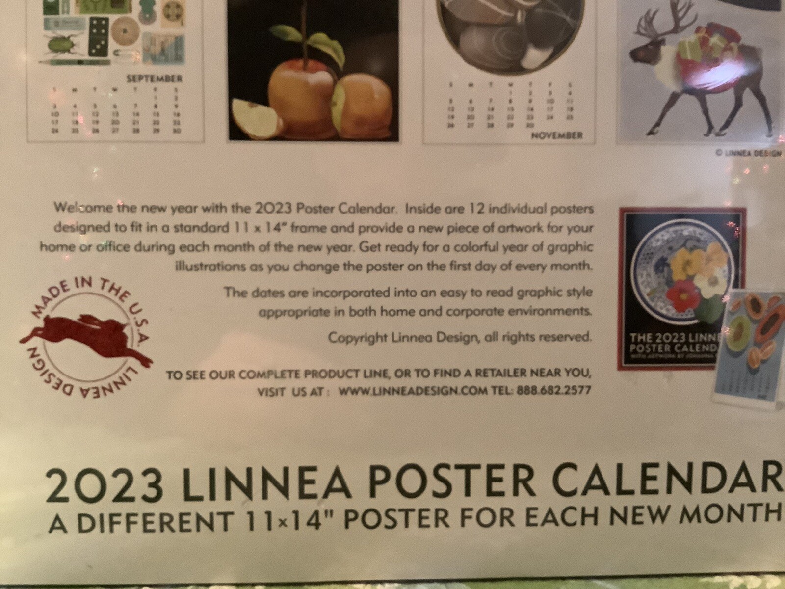 Linnea Poster Art Calendar 11x14 2023 NEW & SHRINKWRAPPED eBay