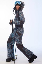Free People Movement All Prepped Printed Ski Suit Size Xtra Large