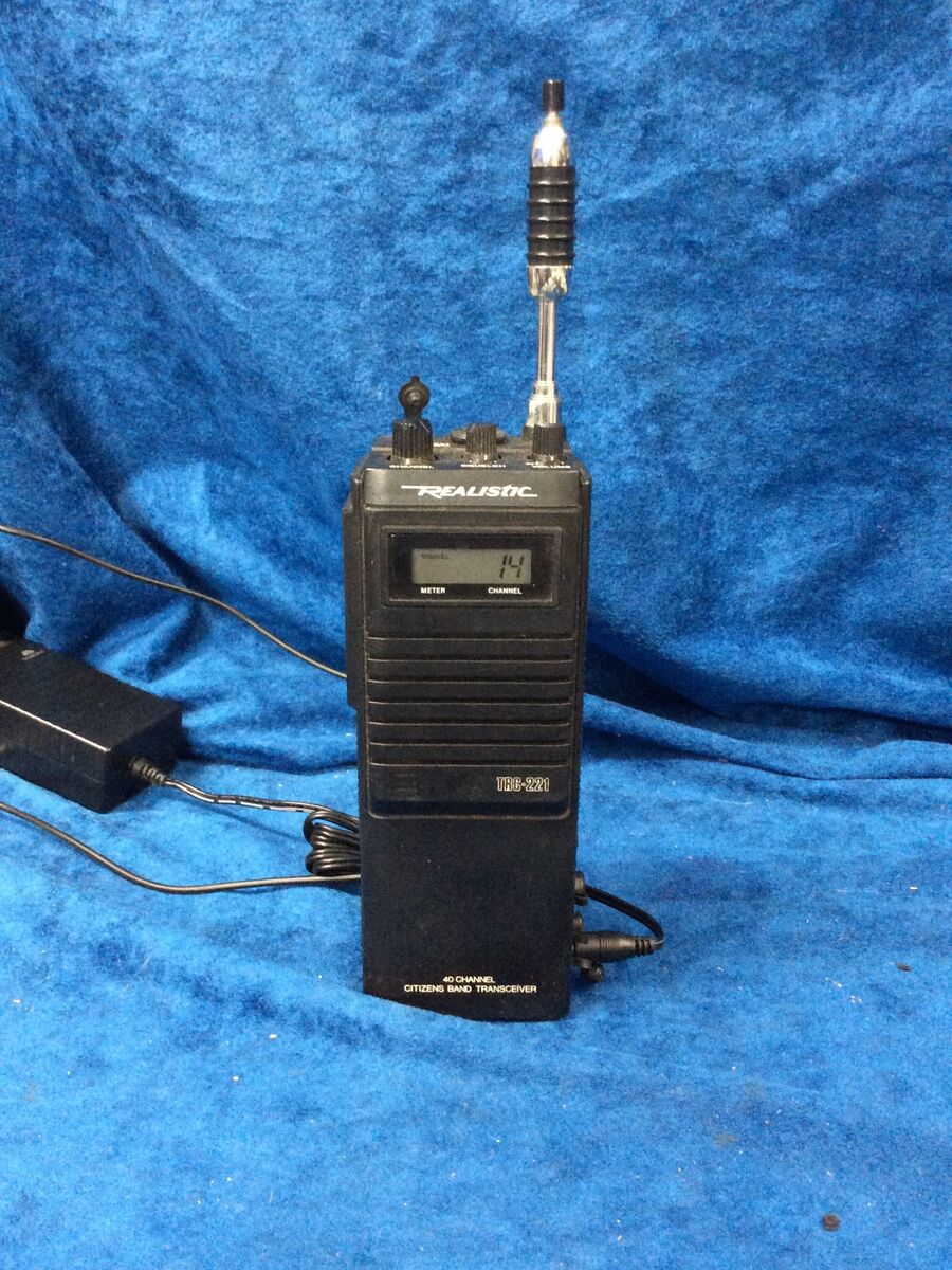 Realistic TRC 221 40-Channel Walkie Talkie CB Radio TRC-221 Realistic TRC 221 40-Channel Walkie Talkie CB Radio TRC-221