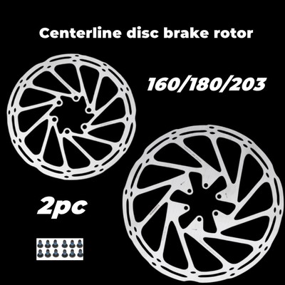 Mountain Bike Brake Rotor 160mm 180mm 203mm MTB Road Bicycle Brake Disc
