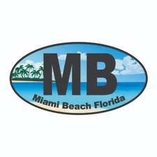 Miami Beach Florida Sticker Decal