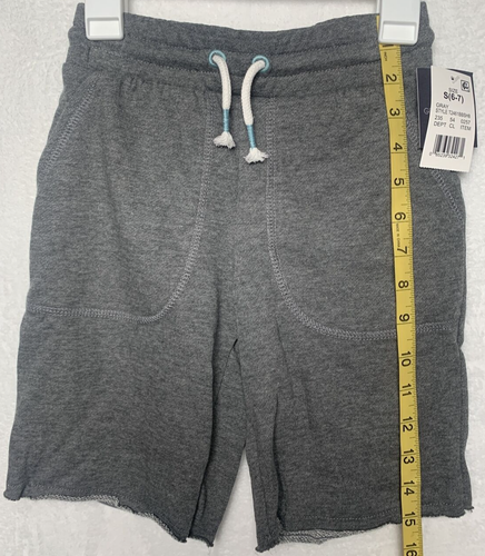Grayson Kids Drawstring Gray Sweat Shorts w Pockets Sz S (6-7) Unisex - Picture 2 of 4