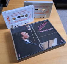 JULIO IGLESIAS EN CONCIERTO CASSETTE TAPE VOLUMES 1  2 SPANISH IMPORT
