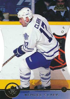 1996-97 Leaf PRESS PROOF #166 WENDEL CLARK - Toronto Maple Leafs