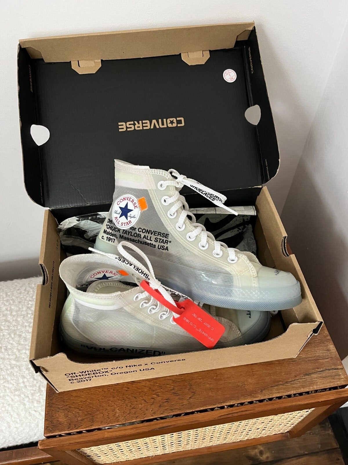 Off White x Converse Chuck Taylor All Star Vulcanized Hi The Ten Virgil image 6