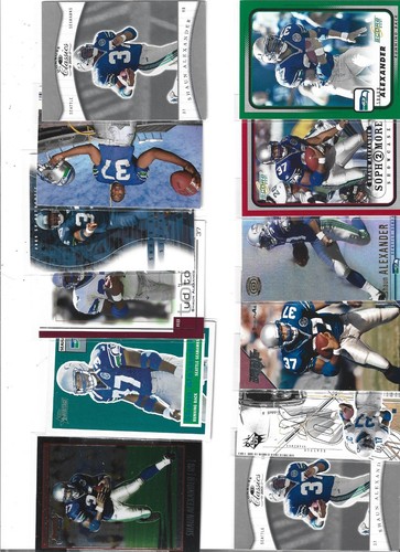 KONVOLUT 24 SHAUN ALEXANDER KARTEN SEATTLE SEAHAWKS - Bild 1 von 2