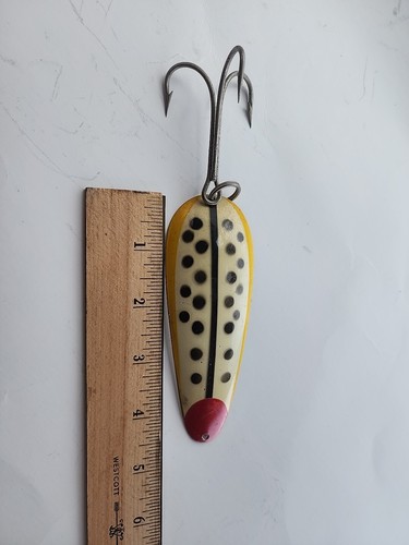 Cucchiaio da Pesca Vintage The Champ Junior 4,5 Pollici Esca Casting Muskie Pike - Foto 2 di 6