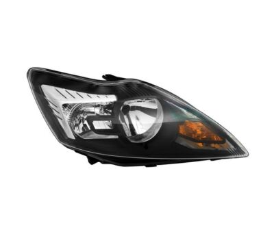 Right Headlight for Ford Focus MK2 2008 2009 2010 VP1418P Black Chrome LHD