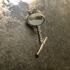 BASF Company Service 1/10 10K Stamped Tie Tack Vintage Pre Owned