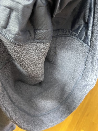 Women's The North Face Pullover 1/4 Button Hooded Fleece Lined Lavender Sz L - Picture 6 of 6