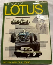 Vintage THE STORY OF LOTUS 1947-1960; BIRTH OF A LEGEND By Ian H Smith Hardcover
