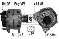 Messmer Lichtmaschine Generator 150A 14V FüR Vw Transporter Iv Bus 2.5 Tdi 2.8