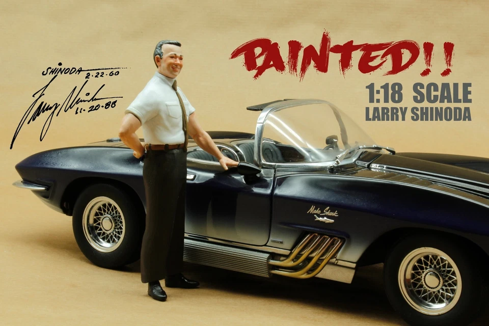 Autoart Millennium Chevrolet Corvette Mako Shark -LARRY SHINODA FIGURE 1:18 - Imagen 4 de 4