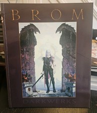 Darkwerks: The Art of Brom Gothic Fantasy Art Book Excellent Condition 1997