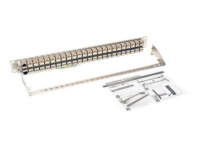 48-Port 1U Rack Cat6A Patch Panel NEW