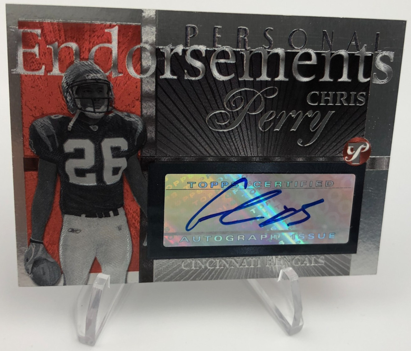 Chris Perry Topps Pristine Personal Endorsements #PECPE Base