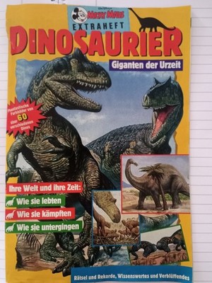 Mickey Mouse Extra Booklet No. 21 (1992) - Dinosaurs - Giants of Prehistoric Times