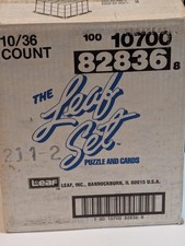 1991 LEAF SERIES 2 BASEBALL FACTORY SEALED CASE 10 BOXES 36 PACKS EACH