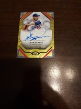 2025 Topps Tier One Chan Ho Park #T1A-CHP #'d 04/25 Dodgers On Card Autograph 🔥